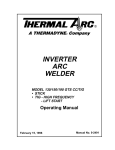 INVERTER ARC WELDER - Victor Technologies
