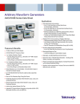 Arbitrary Waveform Generators - AWG7000B