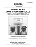 MODEL SC401 DUAL CYLINDER SCALE