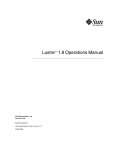 Lustre 1.8 Operations Manual