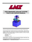 PowerStream High Pressure Coolant Service Manual