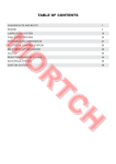 TABLE OF CONTENTS - Mortch International Limited