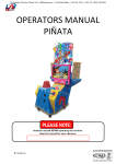 Pinata Arcade Service Manual