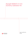 Keysight 85052D 3.5 mm Economy Calibration Kit