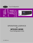 operation & service integra 40/50s
