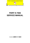FIERY E-7000 SERVICE MANUAL - service-repair