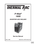 P-Wee® 160S INVERTER ARC WELDER Service Manual