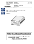 DPC-4 Distanced-Based Pattern Controller OPERATIONS MANUAL