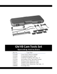 GM V8 Cam Tools Set