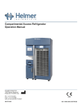 Compartmental Access Refrigerator Operation Manual