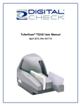 TellerScan TS240 User Manual