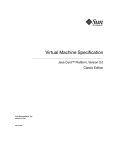 JavaCard Virtual Machine Specification, Version 3.0