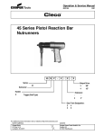 45 Series Pistol Reaction Bar Nutrunners