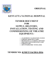 original kenyatta national hospital tender document for supply