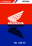 ~HONDA "f SHOP MANUAL