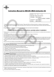 Instruction Manual for MIKUNI VM26 Carburetor Kit