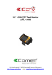3.5” LCD CCTV Test Monitor ART. 43600