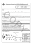 Instruction Manual for KEIHIN PD22 Carburetor Kit