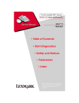 Lexmark Optra E Printer Service Manual