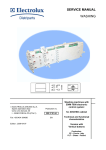 SERVICE MANUAL WASHING