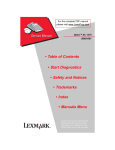 Lexmark Optra SC 1275 Service Manual
