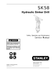 Hydraulic Sinker Drill