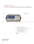 Keysight 33210A 10 MHz Function/Arbitrary Waveform