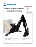 509 & 511 power backhoes operator`s manual