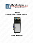 XM1000 Exhaust Gas Analyzer