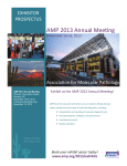Exhibitor Prospectus - AMP 2013 Annual Meeting
