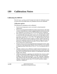 0130 Calibration Notes