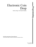 Programming Manual for Electronic Coin Drop