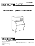 Operation & Installation Manual 03/2004