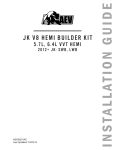 JK HEMI Builder Kit - Installation Guide for 12+ JK Wrangler