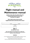 Sinus - Flight manual and Maintenance manual