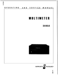 Multimeter 3465A