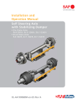 Installation and Operation Manual Self Steering Axle with Stabilizing