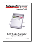 LTV Series Operator`s Manual