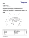 Sliding Carriage - Triumph Instructions.com