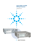 E4428C/38C ESG Signal Generator Configuration Guide