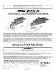 Titan Model 60 Acuator Installation and