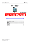 Thomson 32M61NH21 service manual