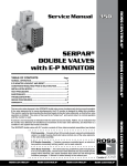 Serpar Double Valves with E-p Monitor