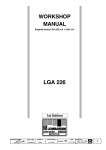 Manuale Officina LGA 226 in Italiano