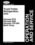 Truck/Trailer Refrigeration Unit - Sunbelt Transport Refrigeration