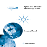 Agilent 8453 UV-visible Spectroscopy System