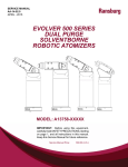 Evolver 500 Series Dual Purge Robotic Applicator