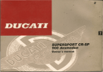 1996 Ducati 900SS owner`s manual