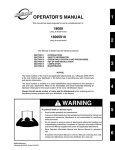 OPERATOR`S MANUAL 1 2 3 4 5 6