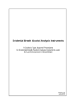 Evidential Breath Alcohol Analysis Instruments